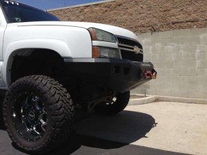Chevrolet 2500 Front Bumper - Road Armor - Stealth Winch - Tex Blk - `03-`07